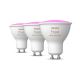 SET 3x LED Dimmable bulb Philips Hue White And Color Ambiance GU10/5W/230V 2000-6500K
