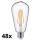 SET 48x LED Bulb VINTAGE ST64 E27/7W/230V 2700K