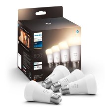 SET 4x LED Dimmable bulb Philips Hue WHITE A60 E27/9W/230V 2700K