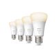 SET 4x LED Dimmable bulb Philips Hue WHITE A60 E27/9W/230V 2700K