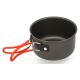 Set of camping cookware with a sponge 4pcs