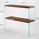 Shelf piece VENEDIK 80x90 cm pine/clear