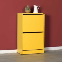 Shoe cabinet 84x51 cm yellow