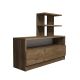 Shoe cabinet AIRY 45x100 cm brown