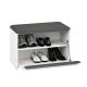 Shoe cabinet CALLA 47x70 cm white/grey