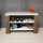 Shoe cabinet DORE 55x90 cm brown/white