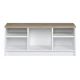 Shoe cabinet LONDON 100x35 cm white/beige