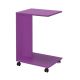 Side table 65x35 cm purple
