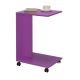 Side table 65x35 cm purple
