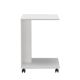 Side table 65x35 cm white