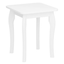 Side table BAROQUE 45,6x39 cm white