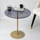 Side table CHILL 50x50 cm gold/black