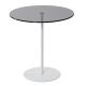 Side table CHILL 50x50 cm white/black