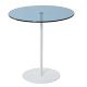 Side table CHILL 50x50 cm white/blue
