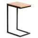 Side table HELPER 57x40 cm black/brown