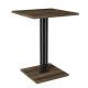 Side table HILDA 60x44,8 cm brown/black