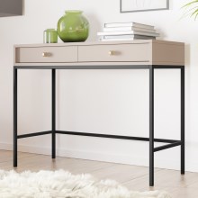 Side table MONO 78x104 cm beige/black