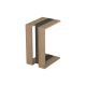 Side table MUJU 57x30 cm brown/anthracite