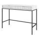 Side table NOVA 77x104 cm white/black