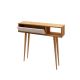 Side table OSEYO 94x100 cm brown/white