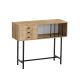 Side table PACO 85x100 cm brown