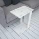 Side table PASIFIC 61x43 cm white