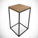 Side table PURE 62x35 cm brown/black