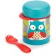 Skip Hop - Thermo food container with spoon/fork ZOO 325 ml owl