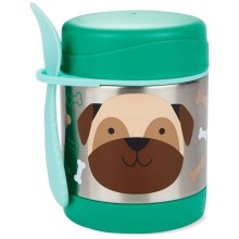 Skip Hop - Thermo food container with spoon/fork ZOO 325 ml pug