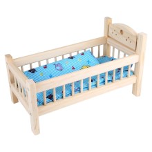 Small Foot - Wooden bed for dolls
