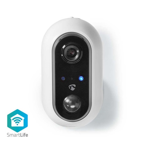 Smart outdoor chargeable camera with PIR sensor SmartLife 1080p 5V/5200mAh Wi-Fi IP65