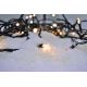 LED Christmas outdoor chain 400xLED/8 functions 25 m IP44 warm white