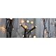 LED Christmas outdoor chain 50xLED/8 functions 8m IP44 warm white