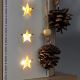 LED Christmas decoration 10xLED/2xAA tree