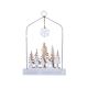 LED Christmas decoration LED/2xAA forest with deers
