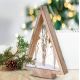 LED Christmas decoration LED/2xAA winter flowers covered with snow