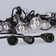 LED Outdoor decorative chain GARLAND 25xE12 20m IP44 warm white
