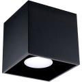 Sollux SL.0022 - Ceiling light QUAD 1 1xGU10/40W/230V black
