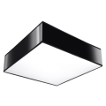 Sollux SL.0136 - Ceiling light HORUS 35 2xE27/60W/230V black