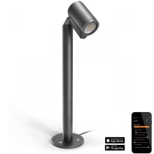 Steinel 058678 - LED Outdoor lamp with dusk sensor SPOT WAY 1xGU10/7,86W/230V IP44 anthracite