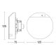 Steinel 067304 - Recessed motion sensor HPD3 IP white