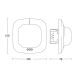 Steinel 079390 - Presence detector IR Quattro 8m V3 KNX white