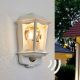 Steinel 644512 - Outdoor wall light with sensor L 190 S 1xE27/100W/230V IP44