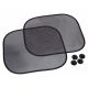 Sun blind with suction cup 2 pcs black
