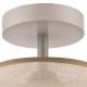 Surface-mounted chandelier ANDREA 1xE27/60W/230V beech - FSC certified