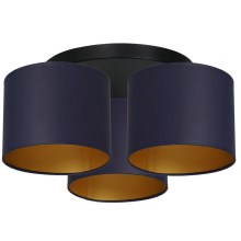 Surface-mounted chandelier ARDEN 3xE27/60W/230V purple/gold