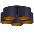 Surface-mounted chandelier ARDEN 5xE27/60W/230V purple/gold