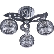 Surface-mounted chandelier CORD 3xE27/60W/230V