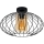 Surface-mounted chandelier CORRINI 1xE27/60W/230V d. 34 cm black/beige
