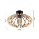 Surface-mounted chandelier EARTH 1xE27/60W/230V black/beige